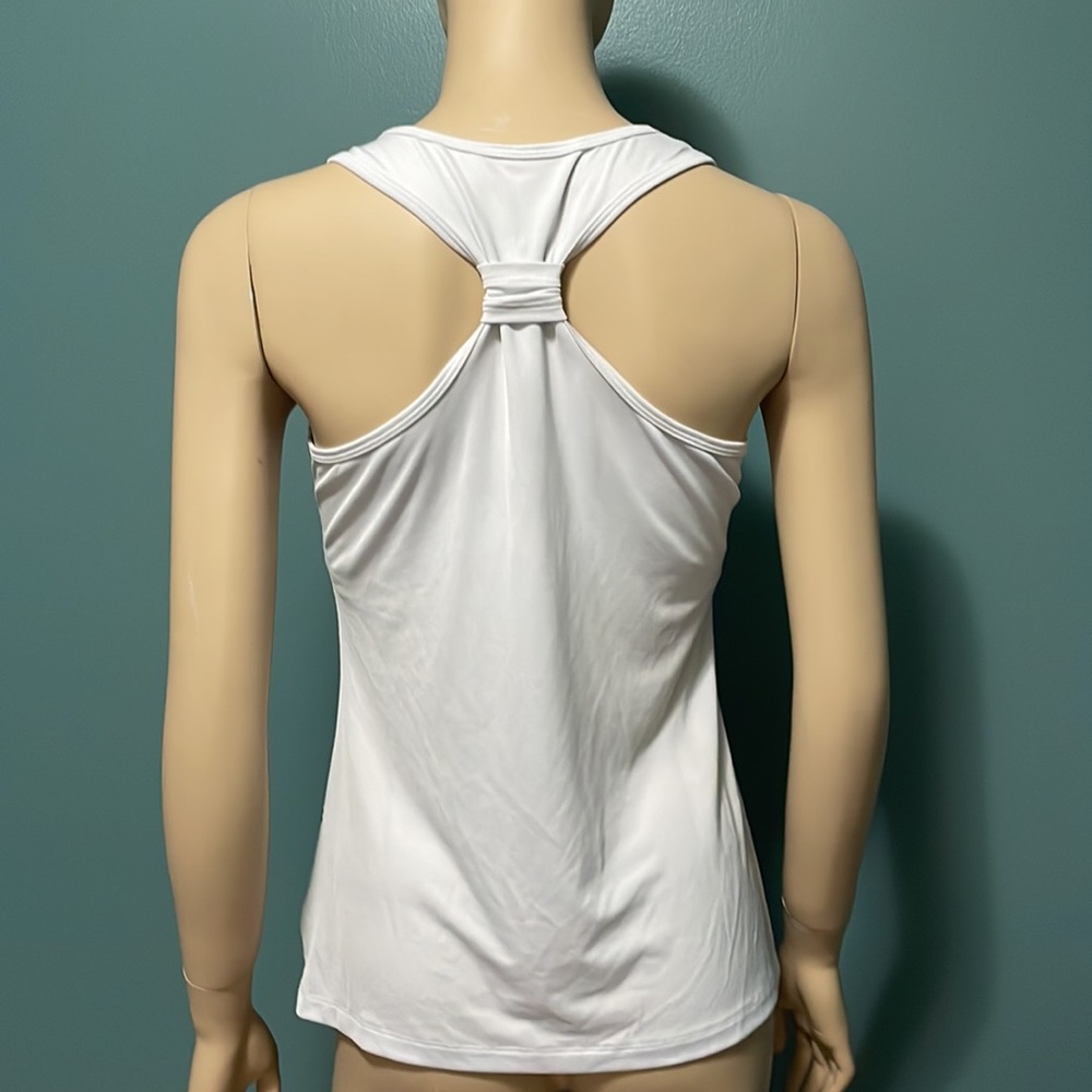LIJA White Score Racerback Tank - Picture 4 of 7